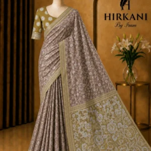 Meher Mauve Banarasi Silk Saree